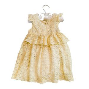 Easter Yellow Dress, Laura Ashley London, Size 24 Months